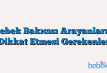 Bebek Bakıcısı Arayanların Dikkat Etmesi Gerekenler