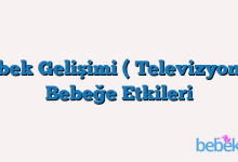 Bebek Gelişimi ( Televizyonun Bebeğe Etkileri