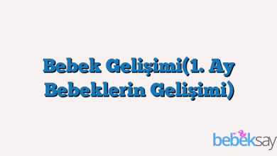 Bebek Gelişimi(1. Ay Bebeklerin Gelişimi)