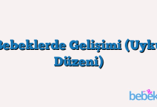 Bebeklerde Gelişimi (Uyku Düzeni)
