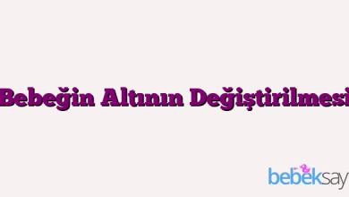 Bebeğin Altının Değiştirilmesi