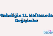 Gebeliğin 11. Haftasında Değişimler