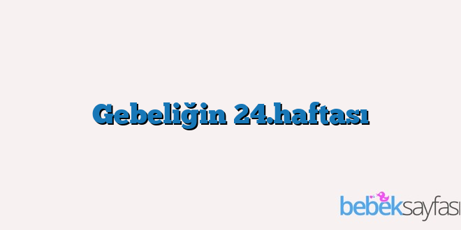 Gebeliğin 24.haftası