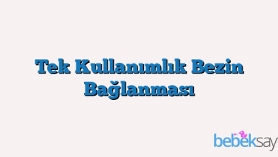 Tek Kullanımlık Bezin Bağlanması