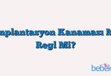 İmplantasyon Kanaması Mı Regl Mi?
