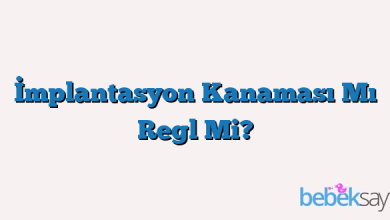 İmplantasyon Kanaması Mı Regl Mi?
