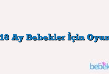 12-18 Ay Bebekler İçin Oyunlar