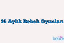 16 Aylık Bebek Oyunları