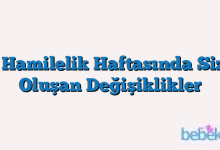 17. Hamilelik Haftasında Sizde Oluşan Değişiklikler