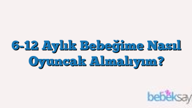 6-12 Aylık Bebeğime Nasıl Oyuncak Almalıyım?