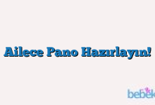 Ailece Pano Hazırlayın!