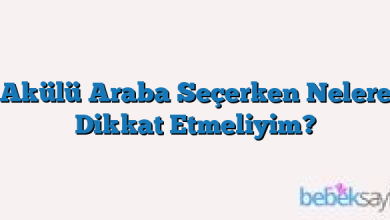 Akülü Araba Seçerken Nelere Dikkat Etmeliyim?