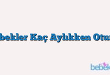 Bebekler Kaç Aylıkken Oturur