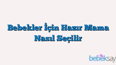 Bebekler İçin Hazır Mama Nasıl Seçilir