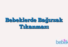 Bebeklerde Bağırsak Tıkanması