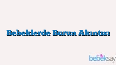 Bebeklerde Burun Akıntısı