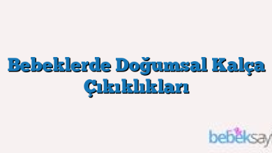 Bebeklerde Doğumsal Kalça Çıkıklıkları