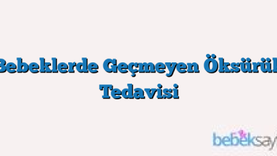 Bebeklerde Geçmeyen Öksürük Tedavisi
