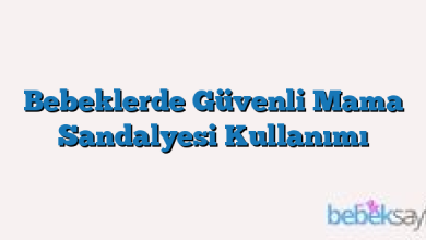 Bebeklerde Güvenli Mama Sandalyesi Kullanımı