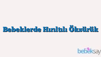 Bebeklerde Hırıltılı Öksürük