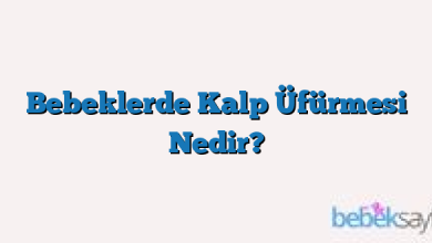 Bebeklerde Kalp Üfürmesi Nedir?