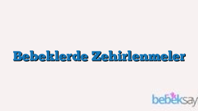 Bebeklerde Zehirlenmeler