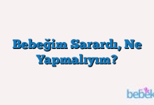 Bebeğim Sarardı, Ne Yapmalıyım?