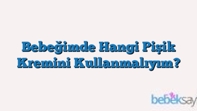 Bebeğimde Hangi Pişik Kremini Kullanmalıyım?