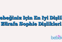 Bebeğiniz Için En Iyi Dişlik: Zürafa Sophie Dişlikleri