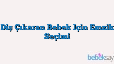 Diş Çıkaran Bebek Için Emzik Seçimi