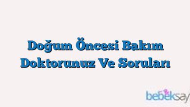 Doğum Öncesi Bakım Doktorunuz Ve Soruları