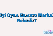En Iyi Oyun Hamuru Markaları Nelerdir?
