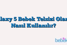 Galaxy 5 Bebek Telsizi Olarak Nasıl Kullanılır?