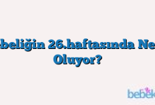 Gebeliğin 26.haftasında Neler Oluyor?