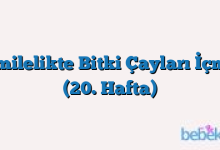 Hamilelikte Bitki Çayları İçmek (20. Hafta)
