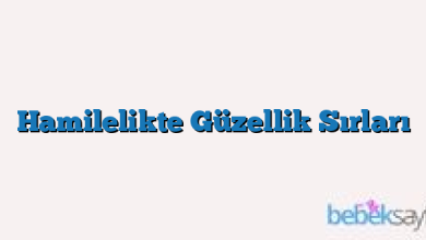 Hamilelikte Güzellik Sırları