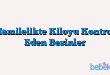Hamilelikte Kiloyu Kontrol Eden Besinler
