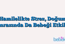 Hamilelikte Stres, Doğum Sonrasında Da Bebeği Etkiler!