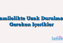 Hamilelikte Uzak Durulması Gereken Içerikler