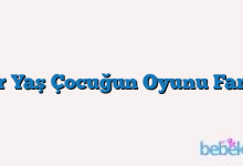 Her Yaş Çocuğun Oyunu Farklı