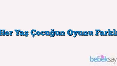 Her Yaş Çocuğun Oyunu Farklı
