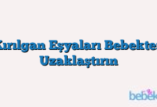 Kırılgan Eşyaları Bebekten Uzaklaştırın
