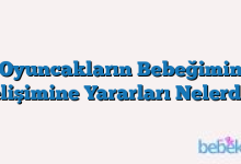 Oyuncakların Bebeğimin Gelişimine Yararları Nelerdir?