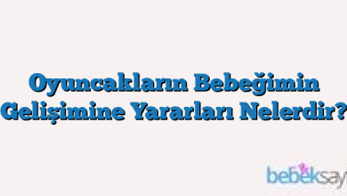 Oyuncakların Bebeğimin Gelişimine Yararları Nelerdir?