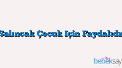 Salıncak Çocuk Için Faydalıdır