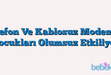 Telefon Ve Kablosuz Modemler Çocukları Olumsuz Etkiliyor