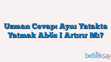Uzman Cevap: Aynı Yatakta Yatmak Abös I Artırır Mı?