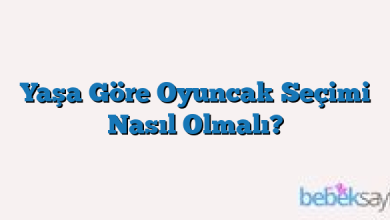 Yaşa Göre Oyuncak Seçimi Nasıl Olmalı?