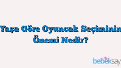 Yaşa Göre Oyuncak Seçiminin Önemi Nedir?