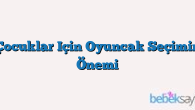 Çocuklar Için Oyuncak Seçimin Önemi
